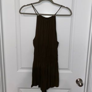 Olive green romper